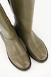 Botas de piel, caña XL, ancho H