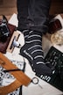 JP1880 Socken, 2er-Pack, Ringel, uni