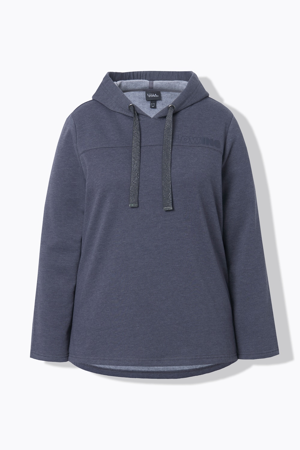 Stora storlekar Sweatshirt, Dam, grå, storlek: 46/48, Polyester/Bomull, Ulla Popken