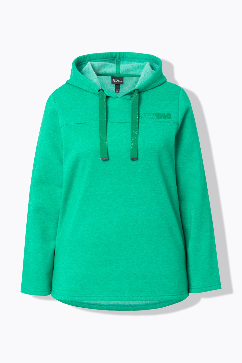 Stora storlekar Sweatshirt, Dam, grön, storlek: 58/60, Polyester/Bomull, Ulla Popken