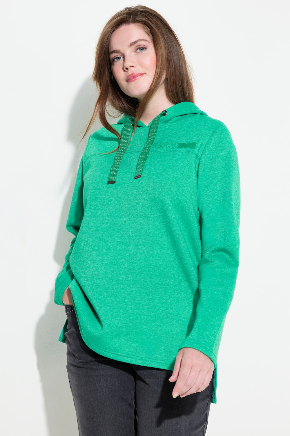 Große Größen Sweatshirt, Damen, grün, Größe: 58/60, Polyester/Baumwolle, Ulla Popken