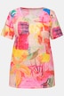 T-shirt with mix of patterns and half sleeves