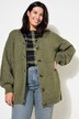 Strickjacke, oversized, V-Ausschnitt