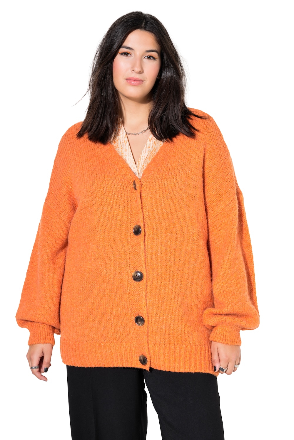 Long Strickjacke Ulla Popken Strickjacken Damen Oversize