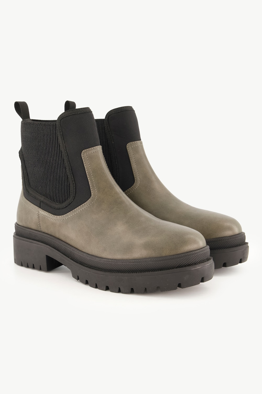 Chelsea-Boots, Damen, braun, Größe: 41, Sonstige/Leder, Ulla Popken