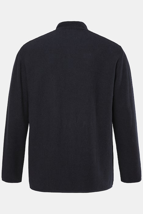 Veston en maille JP 1880, FLEXNAMIC®, col montant, boutons-pression, jusqu'au 8XL