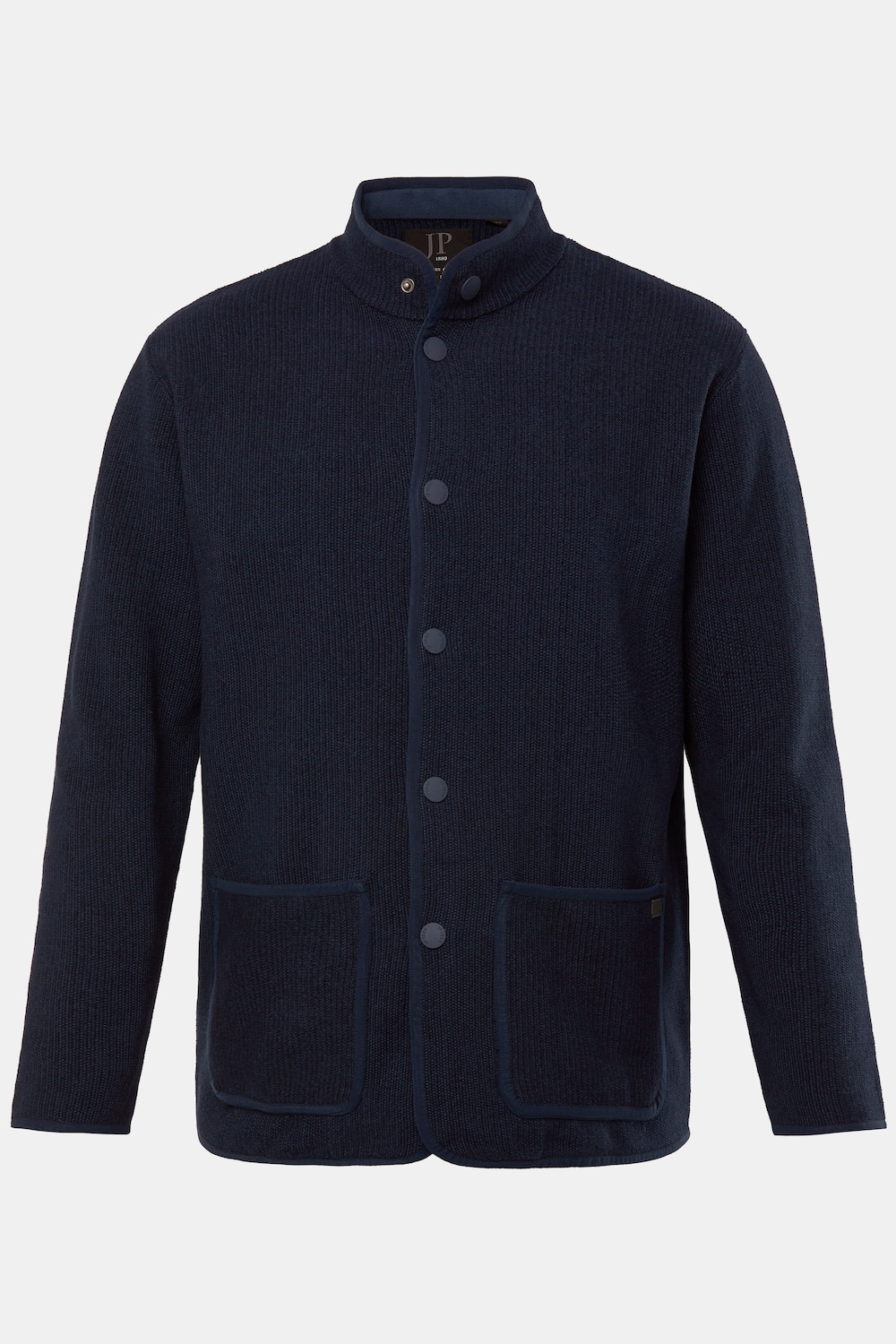 Veston en maille JP 1880, FLEXNAMIC®, col montant, boutons-pression, jusqu'au 8XL