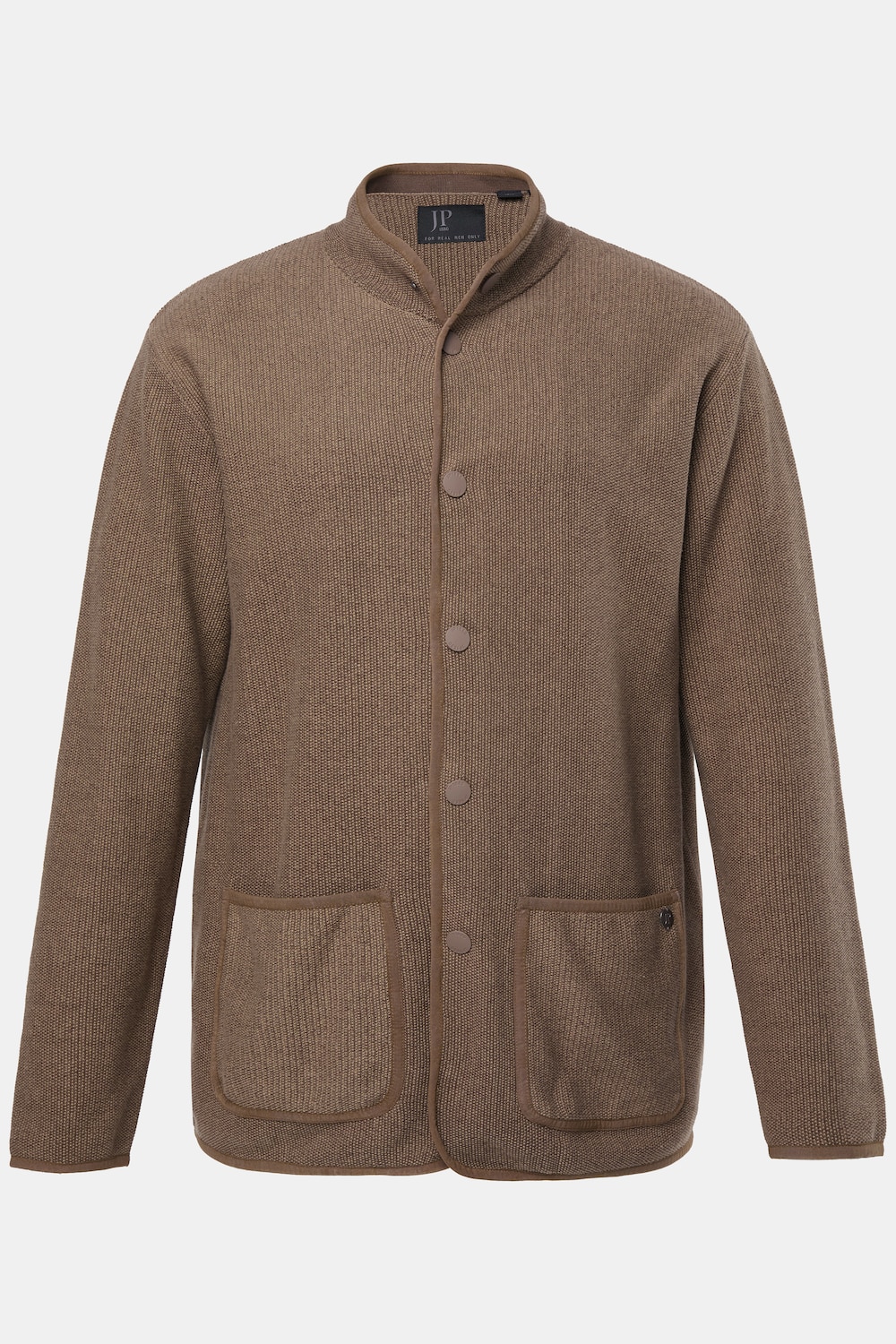 Veston en maille JP 1880, FLEXNAMIC®, col montant, boutons-pression, jusqu'au 8XL