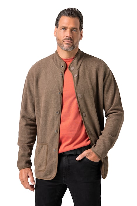 Úpletové sako JP1880, FLEXNAMIC®, stojáče, patentní knoflíky, do 8XL