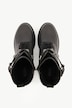 Botines de piel, cordones, anchura H