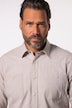 Chemise aspect lin JP 1880. Manches longues et col Kent. Coupe Modern Fit. Jusqu'au 8 XL.
