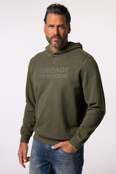 JP 1880 JP 1880 Hoodie, Sweat, Vintage Look, Hætte, til str. 8XL