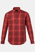 JP 1880 Camisa a cuadros, Manga larga, Cuello con botones, Corte Moderno, hasta 8 XL