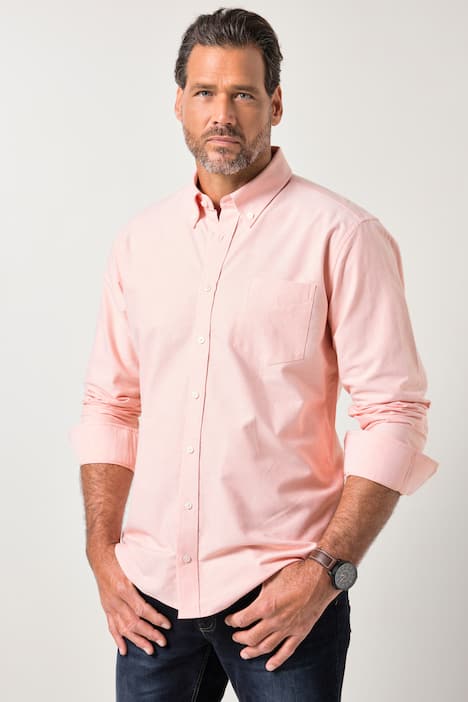 JP 1880 Oxford-overhemd, lange mouwen, buttondown-kraag, Modern Fit, tot 8XL