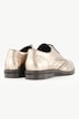 Budapester-Lederschuh, Metallic-Optik, Weite H