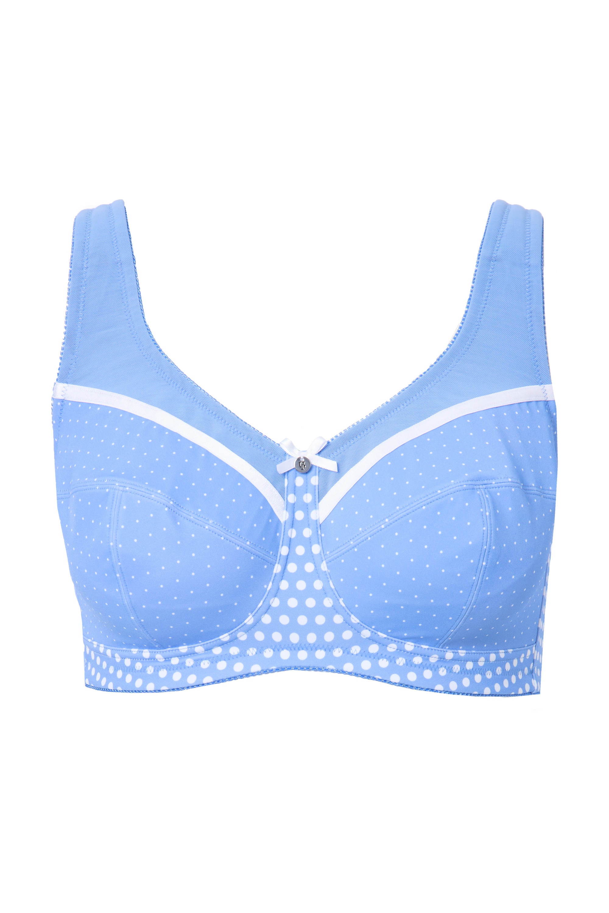 Ulla Popken Damen große Größen Entlastungs BH Punkte ohne Bügel Cup C F 834286
