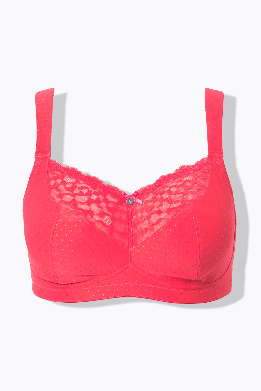 Stora storlekar Stöd-BH, Dam, rosa, storlek: 90G, Syntetfibrer/Elastan, Ulla Popken