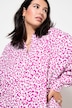 Bluse, oversized, Musselin, Color-Leo
