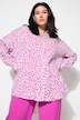 Bluse, oversized, Musselin, Color-Leo