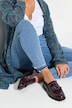 Leder-Loafer, Fransen, Lederfutter, Weite H