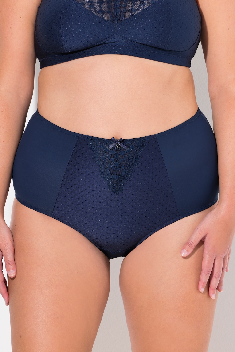 Große Größen Bodyforming-Taillenslip, Damen, blau, Größe: 54/56, Baumwolle/Synthetische Fasern/Elasthan, Ulla Popken