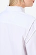 Overhemdblouse, oversized, naad links, lange mouw