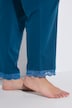 Pyjama avec dentelle et boutons, manches longues et col V