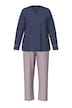Pyžamo, dvojdílné, tunikový výstřih, dlouhé rukávy