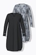 Bigshirts, 2er-Pack, Tunika-Ausschnitt, Langarm