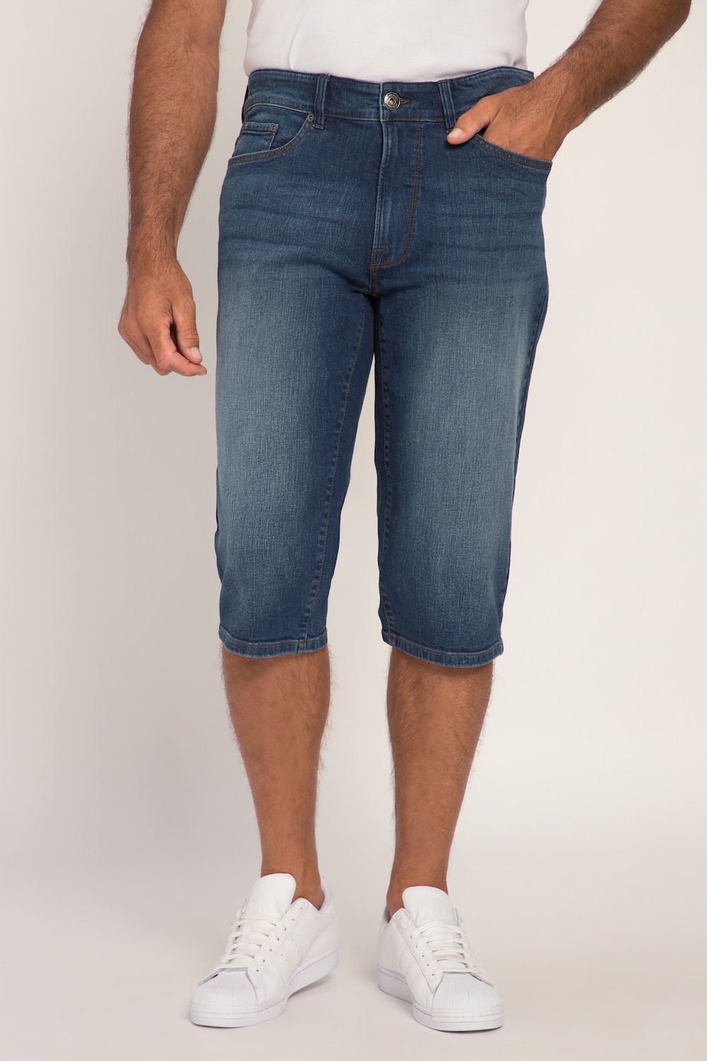John F. Gee, 3/4-jeans powerstretch, 5-pocket