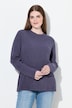 Pullover, Rippstick, Langarm, Biobaumwolle