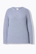 Pullover, Rippstick, Langarm, Biobaumwolle
