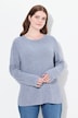 Pullover, Rippstick, Langarm, Biobaumwolle