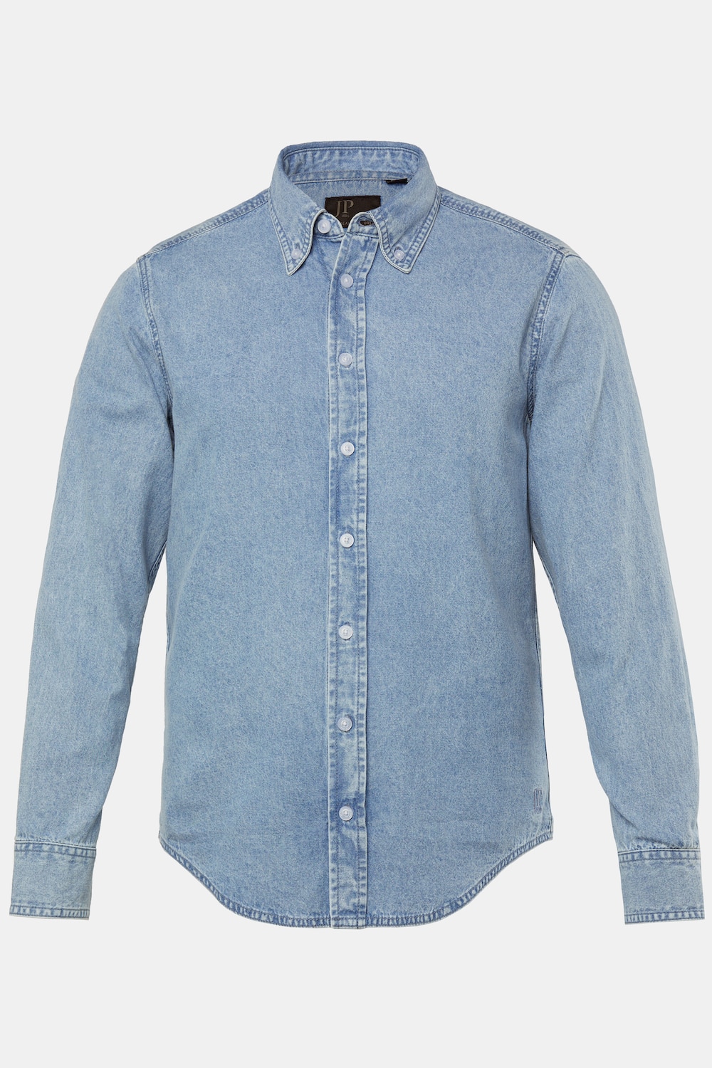JP 1880 denim overhemd, lange mouwen, buttondown-kraag, Modern Basic Fit, tot 8XL