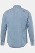 Chemise en jean JP 1880, manches longues et col à pointes boutonnées, coupe Modern Basic Fit - jusqu'au 8 