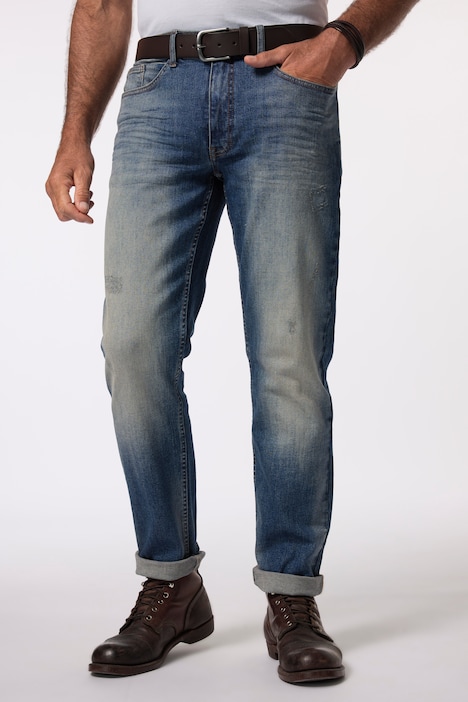 JP 1880 Jeans, Denim, FLEXNAMIC®, destroyed, Vintage Look, Straight Fit, 5-Pocket, bis Gr. 72