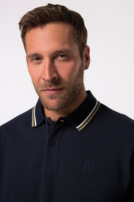 JP 1880 poloshirt, lange mouwen, piqué, tot 8XL