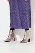 Graphic Print Long Sleeve Knit A-Line Dress