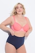 Maxislips, set van 5, stippen/effen