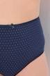 Maxislips, set van 5, stippen/effen