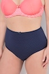 Maxislips, set van 5, stippen/effen