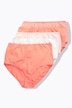 Maxislips, 5er-Pack, Punkte/einfarbig