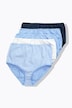 Maxislips, set van 5, stippen/effen