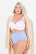 Maxislips, set van 5, stippen/effen