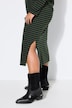 Maxikleid, Jersey mit Ringeln, Langarm