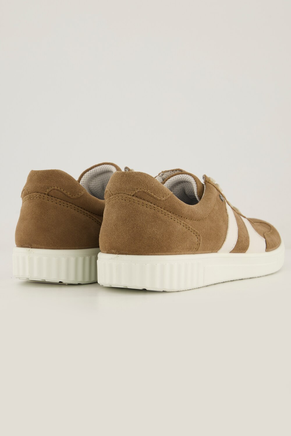 Stora storlekar Skinnsneakers JOMOS, Dam, beige, storlek: 42, Läder/Annat, Ulla Popken