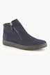 Zapatilla deportiva de cuero Jomos, piel de napa, cremallera, ancho H
