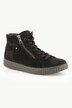 Jomos Leder-Sneaker, Zipper, Fleecefutter, Weite H