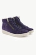 Jomos Leder-Sneaker, Zipper, Fleecefutter, Weite H