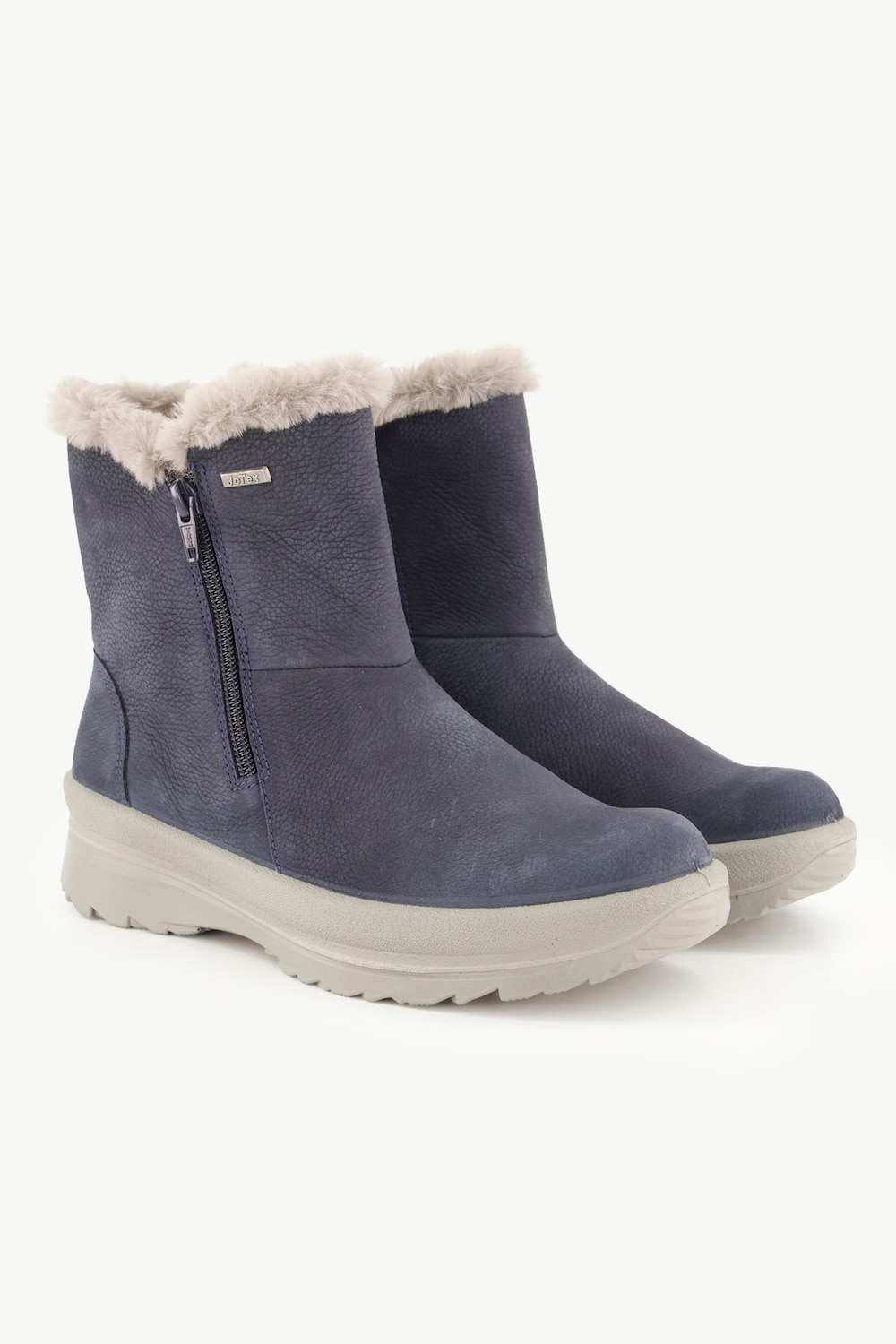 Jomos Leder-Boots, Damen, blau, Größe: 39, Leder, Ulla Popken